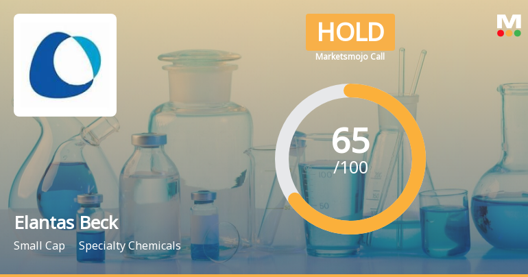 Elantas Beck India Ltd is Rated Hold