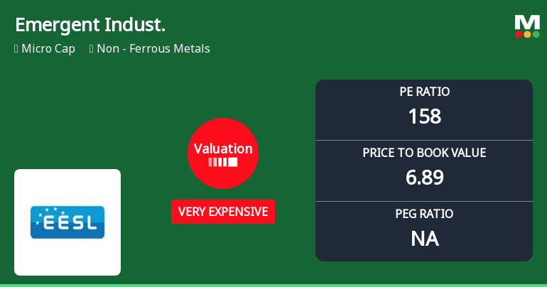 Emergent Industrial Solutions Ltd: Valuation Shifts Signal Elevated Price Risk
