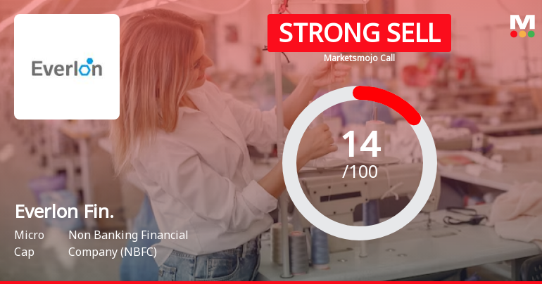 Everlon Financials Ltd is Rated Strong Sell
