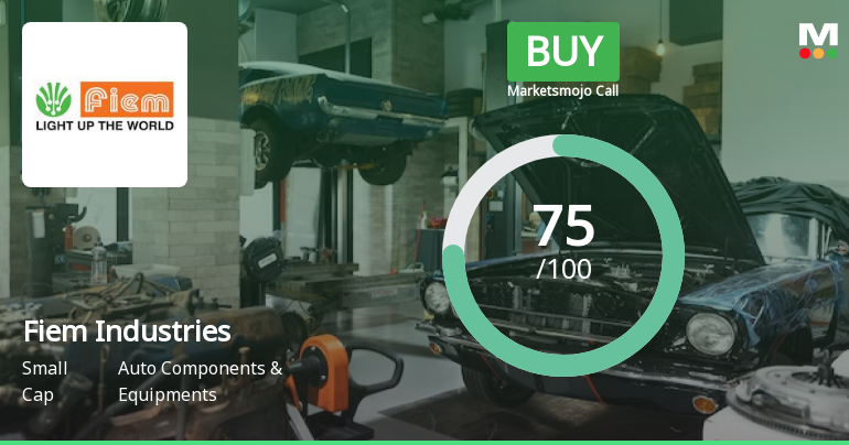Fiem Industries Ltd is Rated Buy by MarketsMOJO