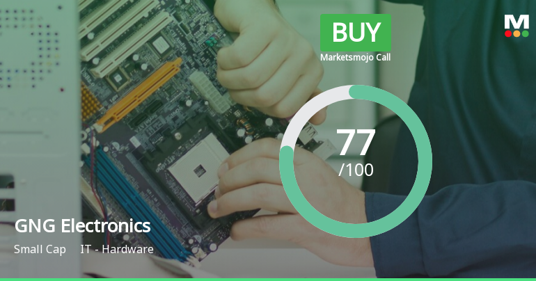 GNG Electronics Ltd is Rated Buy by MarketsMOJO