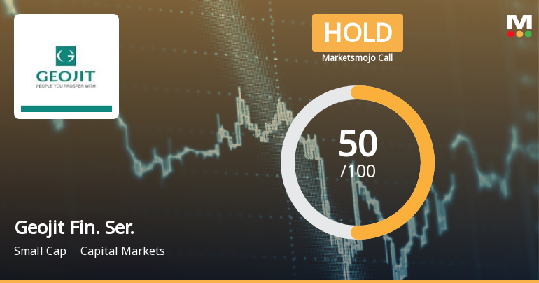 Geojit Financial Services Ltd Upgraded to Hold on Technical Improvements and Valuation Appeal