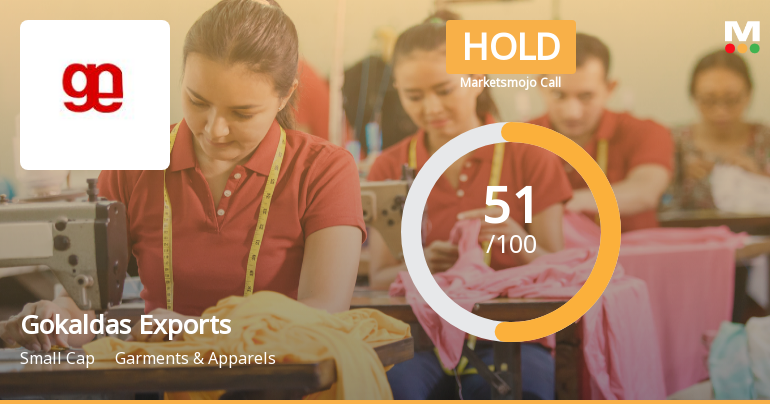 Gokaldas Exports Ltd Upgraded to Hold as Technicals Improve Despite Valuation Concerns