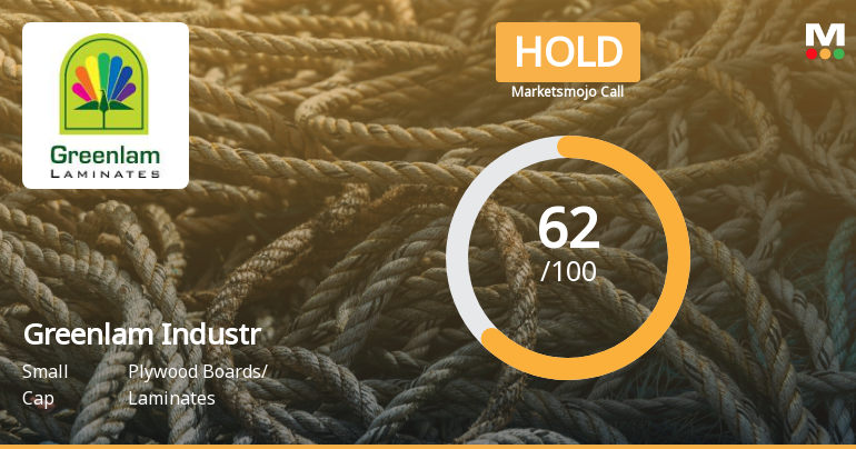 Greenlam Industries Ltd is Rated Hold by MarketsMOJO
