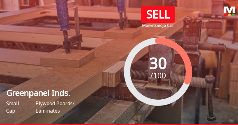 Greenpanel Industries Ltd Upgraded to Sell on Technical Improvements Despite Financial Challenges