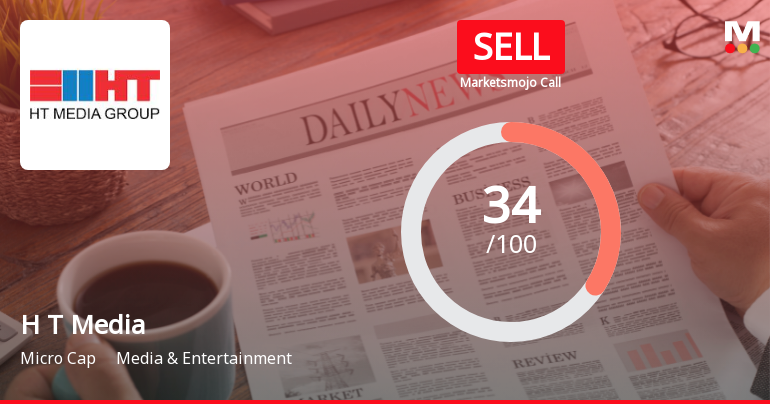 H T Media Ltd Upgraded to Sell by MarketsMOJO on Technical Improvements