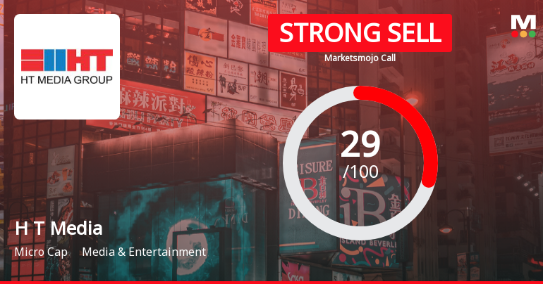 H T Media Ltd Downgraded to Strong Sell Amid Technical and Fundamental Concerns