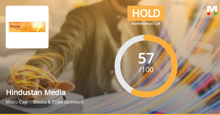 Hindustan Media Ventures Ltd is Rated Hold