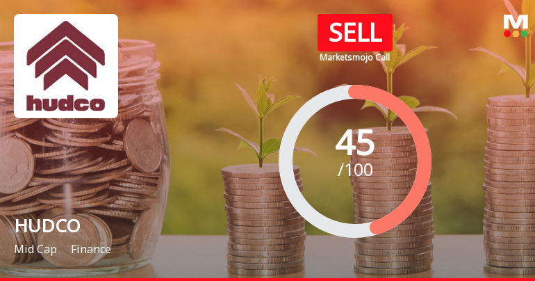 Housing & Urban Development Corporation Ltd. Downgraded to Sell Amid Mixed Technical and Valuation Signals