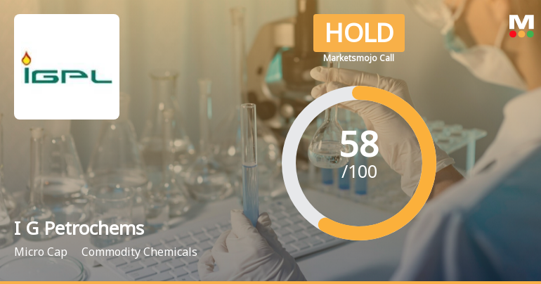 I G Petrochemicals Ltd is Rated Hold by MarketsMOJO