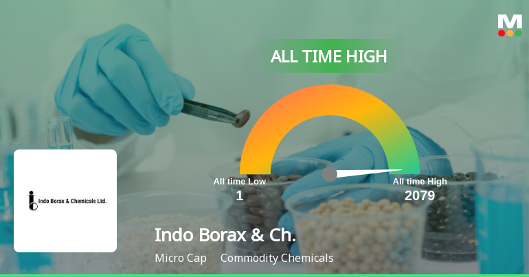 Strong Momentum Meets Stretched Valuations as Indo Borax & Chemicals Ltd Reaches All-Time High