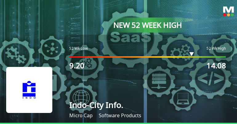 Broad-Based Technical Strength Lifts Indo-City Infotech Ltd to 52-Week High of Rs 14.2