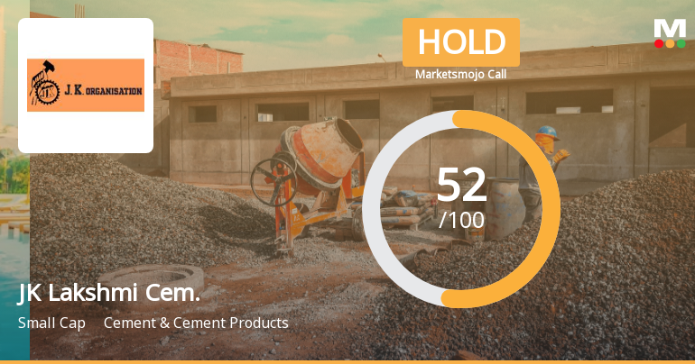 JK Lakshmi Cement Ltd Upgraded to Hold on Technical Improvement and Valuation Appeal