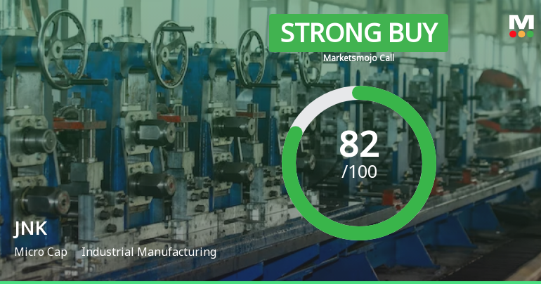 JNK India Ltd is Rated Strong Buy