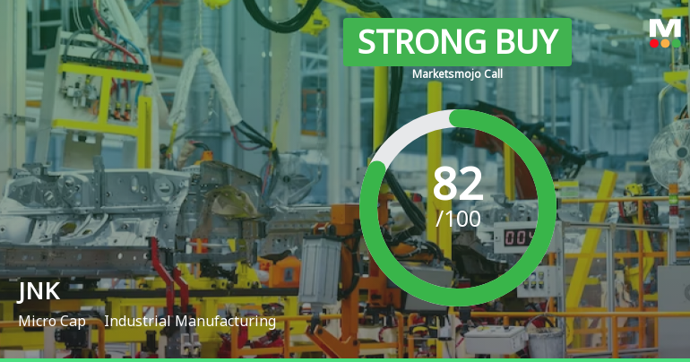 JNK India Ltd is Rated Strong Buy