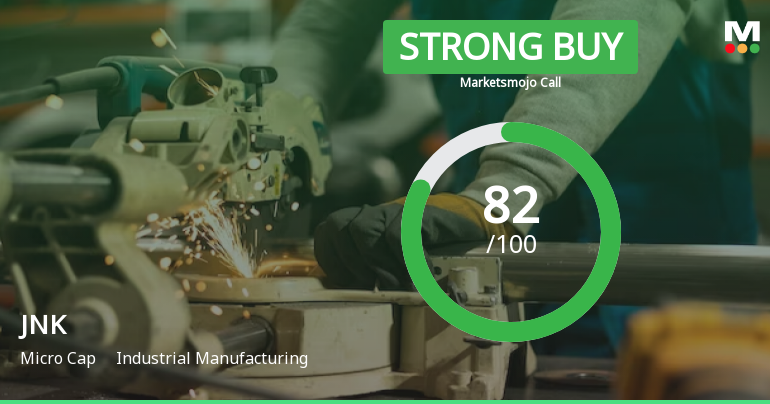 JNK India Ltd is Rated Strong Buy