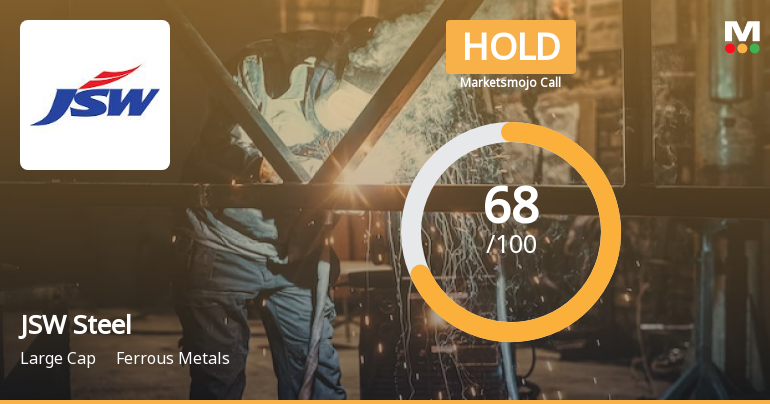 JSW Steel Ltd. is Rated Hold by MarketsMOJO