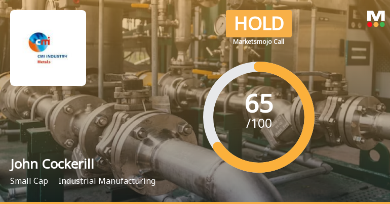 John Cockerill India Ltd is Rated Hold