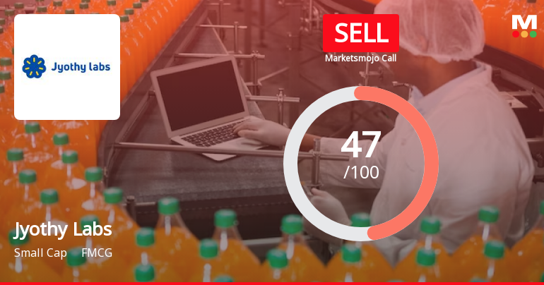Jyothy Labs Ltd. is Rated Sell by MarketsMOJO