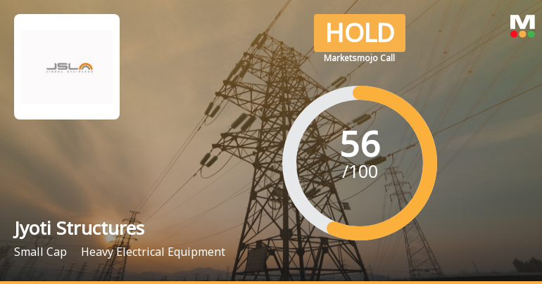 Jyoti Structures Ltd is Rated Hold by MarketsMOJO