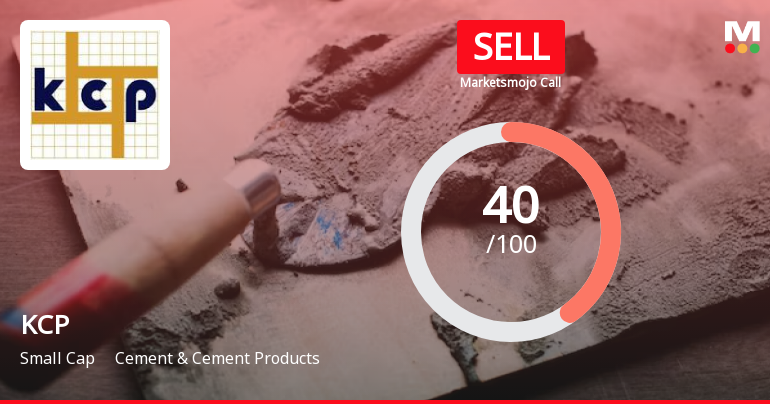 KCP Ltd. is Rated Sell by MarketsMOJO