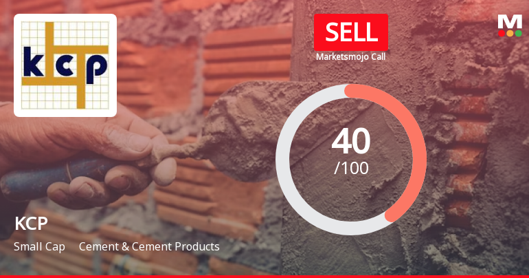 KCP Ltd. is Rated Sell by MarketsMOJO