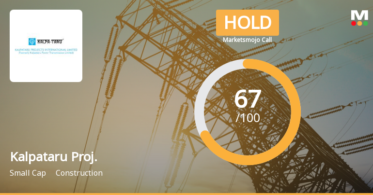 Kalpataru Projects International Ltd is Rated Hold