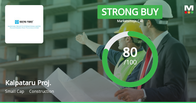 Kalpataru Projects International Ltd Upgraded to Strong Buy on Robust Fundamentals and Valuation