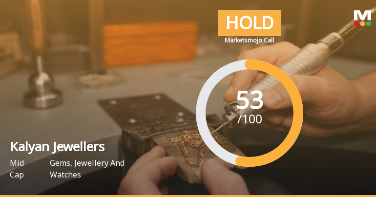Kalyan Jewellers India Ltd is Rated Hold