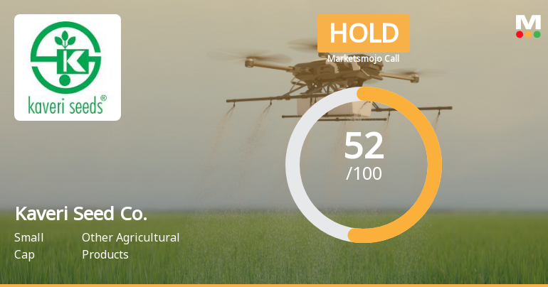 Kaveri Seed Company Ltd is Rated Hold by MarketsMOJO