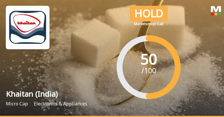 Khaitan (India) Ltd is Rated Hold by MarketsMOJO