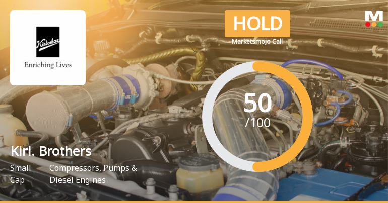 Kirloskar Brothers Ltd Upgraded to Hold as Technicals Improve Amid Expensive Valuation