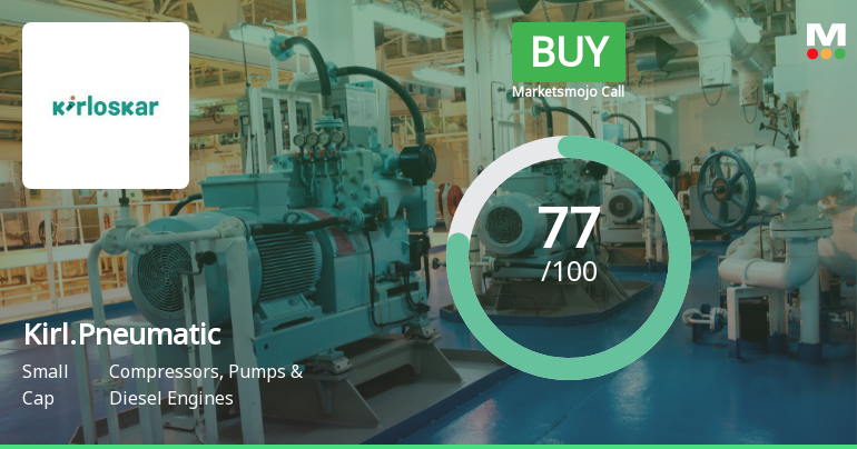 Kirloskar Pneumatic Downgraded to Buy Amid Mixed Technical Signals and Valuation Concerns