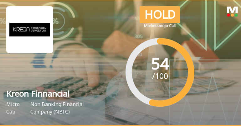 Kreon Finnancial Services Ltd is Rated Hold
