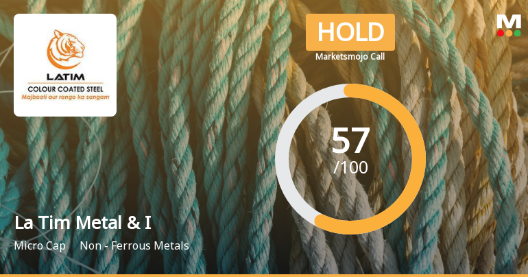 La Tim Metal & Industries Ltd is Rated Hold
