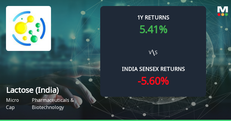 Golden Cross Forms in Lactose (India) Ltd — On a Day the Stock Fell 1.87%. What the Mixed Signals Mean