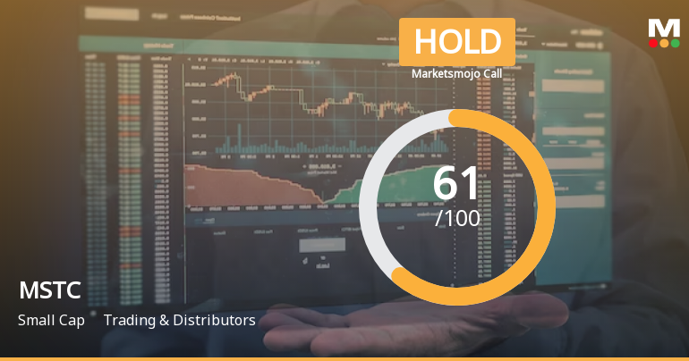 MSTC Ltd is Rated Hold by MarketsMOJO