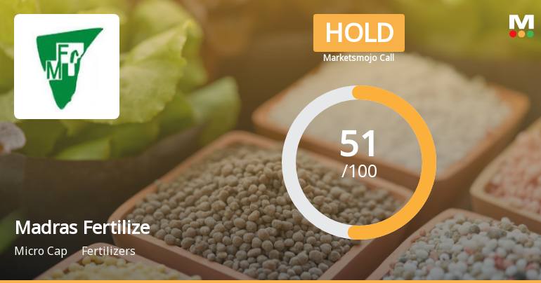 Madras Fertilizers Ltd Upgraded to Hold on Improved Valuation and Financial Performance