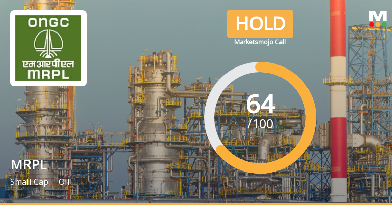 Mangalore Refinery & Petrochemicals Ltd. Downgraded to Hold Amid Mixed Technical and Financial Signals