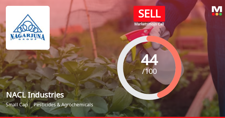 NACL Industries Ltd Upgraded to Sell on Technical Improvements and Mixed Fundamentals