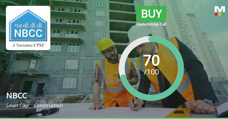 NBCC (India) Ltd is Rated Buy by MarketsMOJO