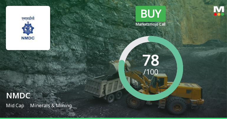 NMDC Ltd Downgraded to Buy Amid Mixed Technical Signals and Strong Fundamentals