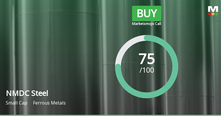 NMDC Steel Ltd Downgraded to Buy Amid Mixed Technical and Financial Signals