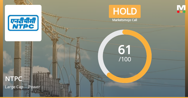 NTPC Ltd. is Rated Hold by MarketsMOJO
