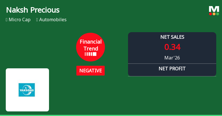 Naksh Precious Metals Ltd Reports Negative Financial Trend Amidst Industry Challenges