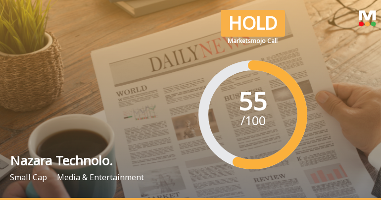Nazara Technologies Ltd Upgraded to Hold by MarketsMOJO on Improved Technicals and Valuation