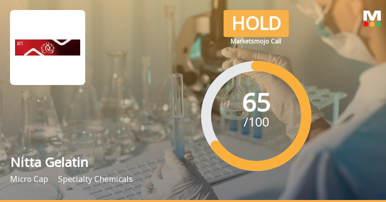 Nitta Gelatin India Ltd is Rated Hold