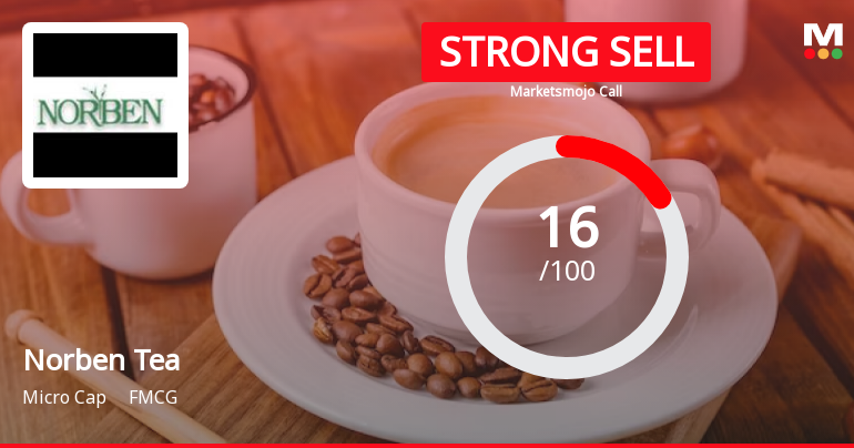Norben Tea & Exports Ltd is Rated Strong Sell