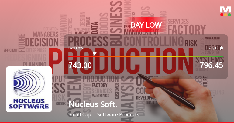 Nucleus Software Exports Ltd Hits Intraday Low Amid Price Pressure