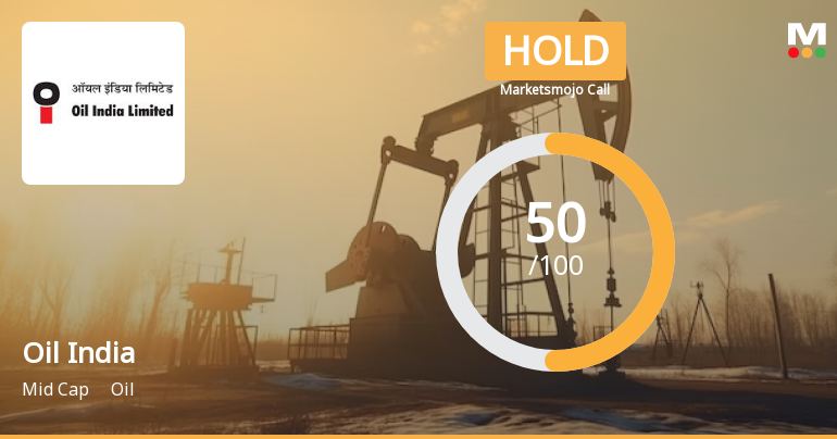Oil India Ltd. is Rated Hold by MarketsMOJO